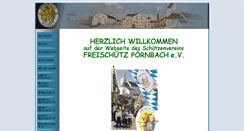 Desktop Screenshot of freischuetz-poernbach.de